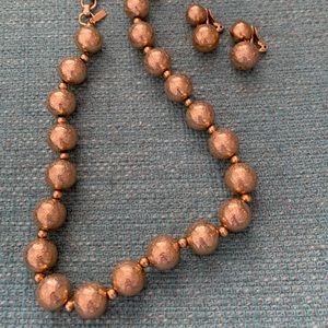 Vintage Monet necklace and earring set